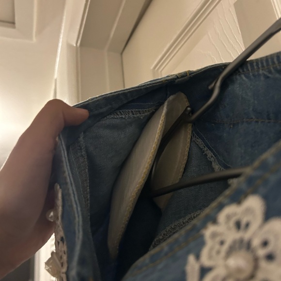 Bingo!bingo! Vintage USA Denim Blouse Petite size 12 (L) - Picture 7 of 7